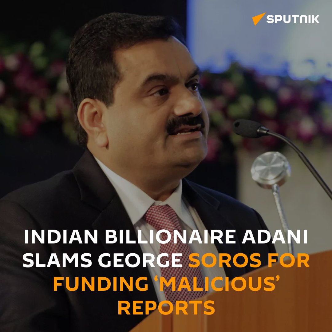 Thread
1/3
🌐 Earlier, the news report claimed that #Indian market regulator Securities and Exchange Board of India (SEBI) had flagged “suspicious” stock market activity by #AdaniGroup as early as 2014.  
sputniknews.in/20230831/india…

#AdaniGroups #India #Delhi