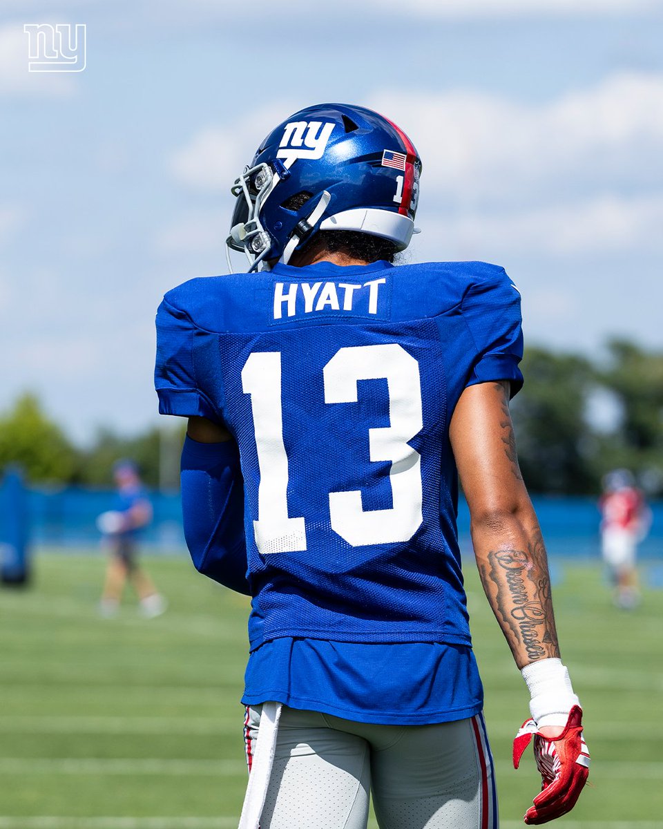 New No. 13 for Big Blue. 👀

<a href="/jalinhyatt/">Jalin Hyatt</a> | <a href="/Giants/">New York Giants</a>