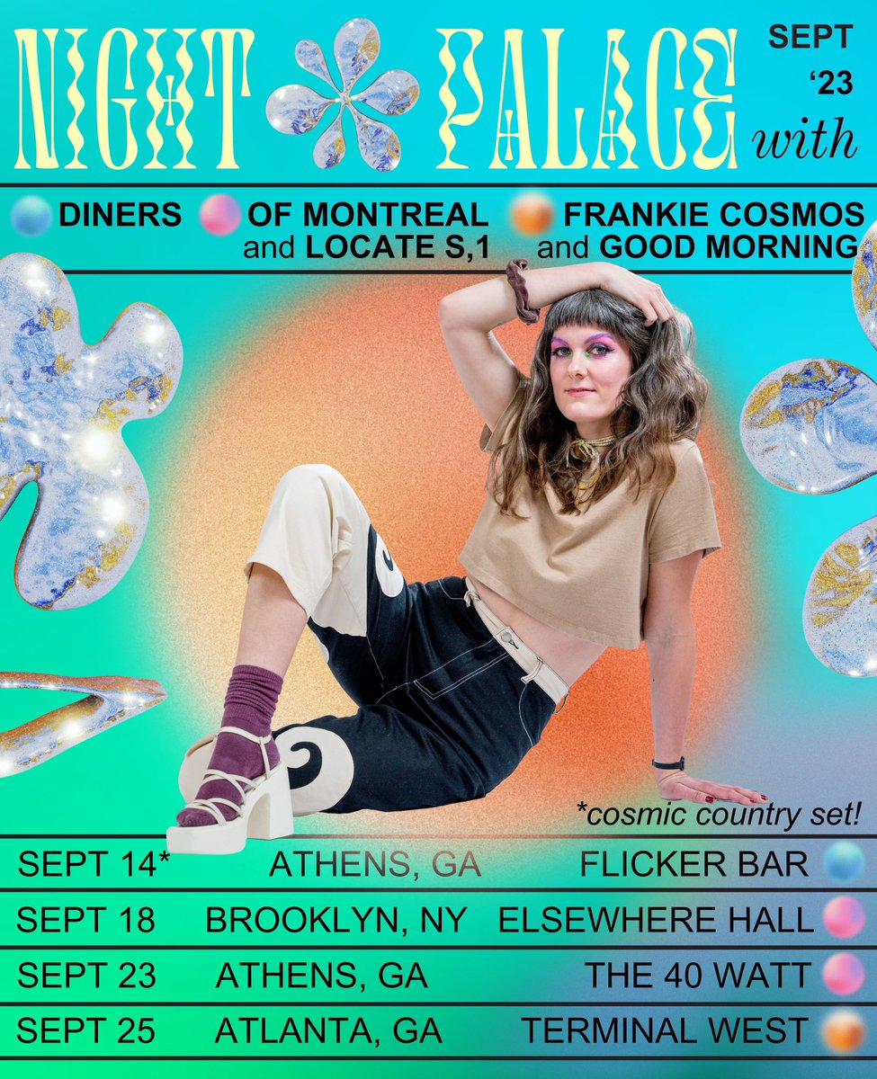 nightpalace_'s tweet photo. will be perishing after opening for frankie cosmos and of montreal in the same week, come see us while you can (rip to me)!! https://t.co/ETIMfaBA1m