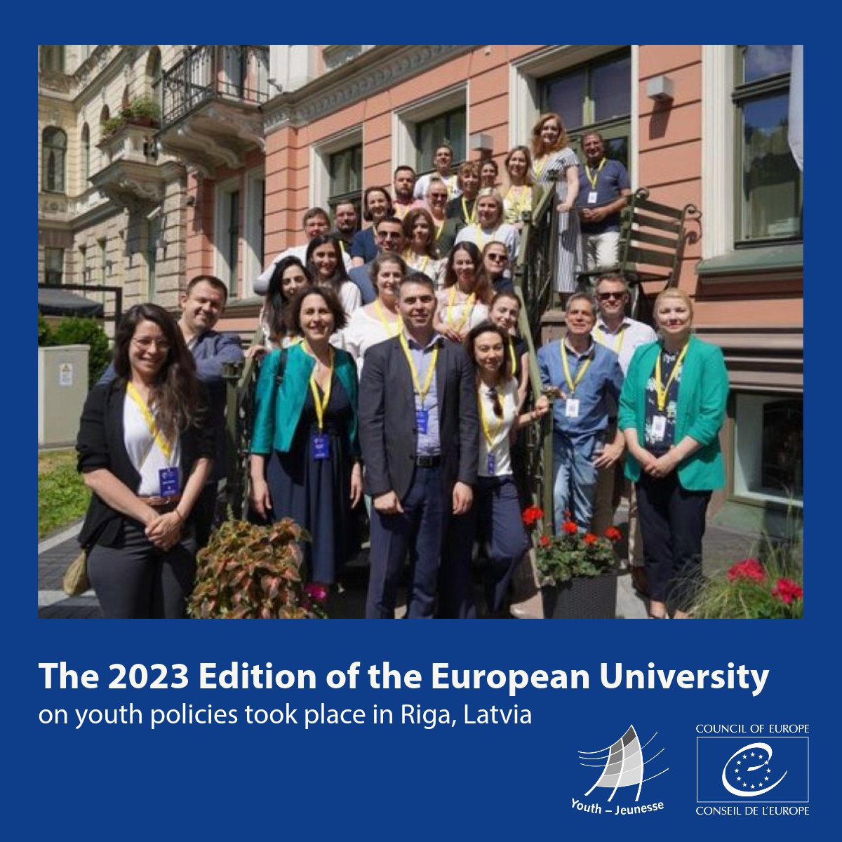 2023 European Summer University on youth policies took place in Riga, covering stratgic priorities of the Youth Sector & CM/Rec(2022)6 on protecting youth civil society and young ppl, & supporting their participation in democratic processes. Full Article: coe.int/en/web/youth/n…