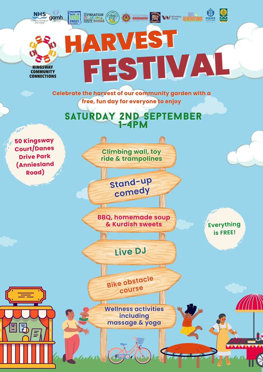 Looking for something to do this weekend? Then why not head to @Kingsway_CC Harvest Festival this Saturday afternoon - looks like a fun day!