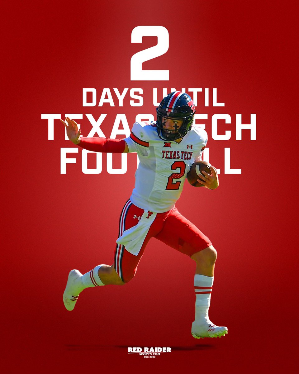RedRaiderSports's tweet photo. ✌️ more days! #WreckEm https://t.co/ohFl4gxPYX