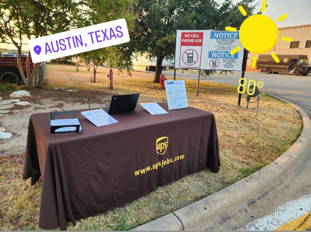 Refer your friends and family #Austin UPS is hiring! Upsjobs.com #thursdaymorning