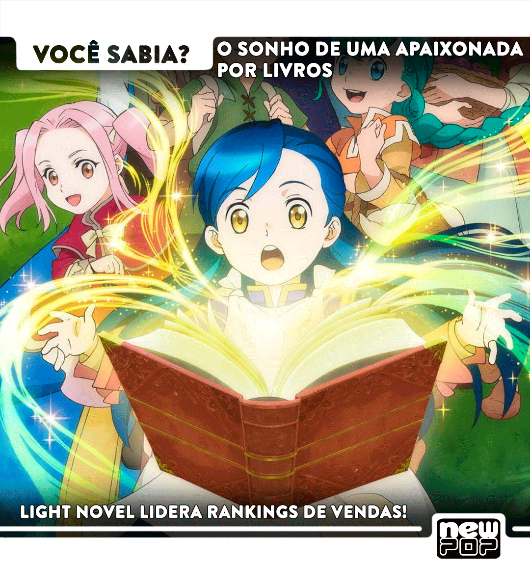 NewPOP divulga as capas do mangá “O Sonho de uma Apaixonada por