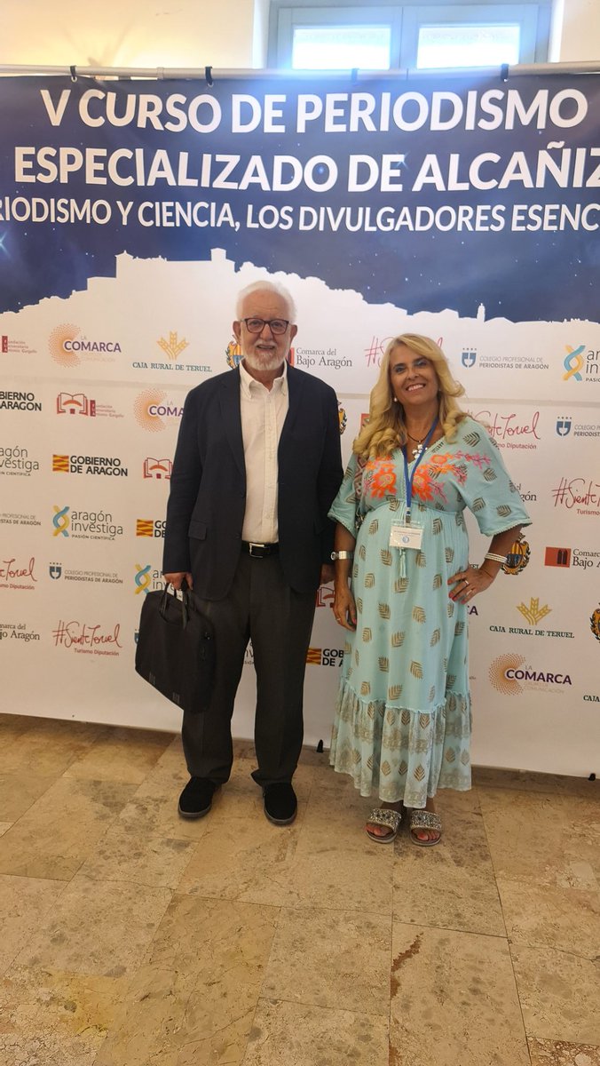 dcalomarde's tweet image. Encantada en el "V Curso de periodismo científico de #Alcañiz" : La ciencia como modelo de desarrollo. 
El extraordinario caso de #CEFCA y #Galáctica #Teruel 
Conferencia inaugural con el astrónomo #MarianoMoles #PeriodismoAlcañiz2023
@copbaragon #biología #periodismo #ciencia