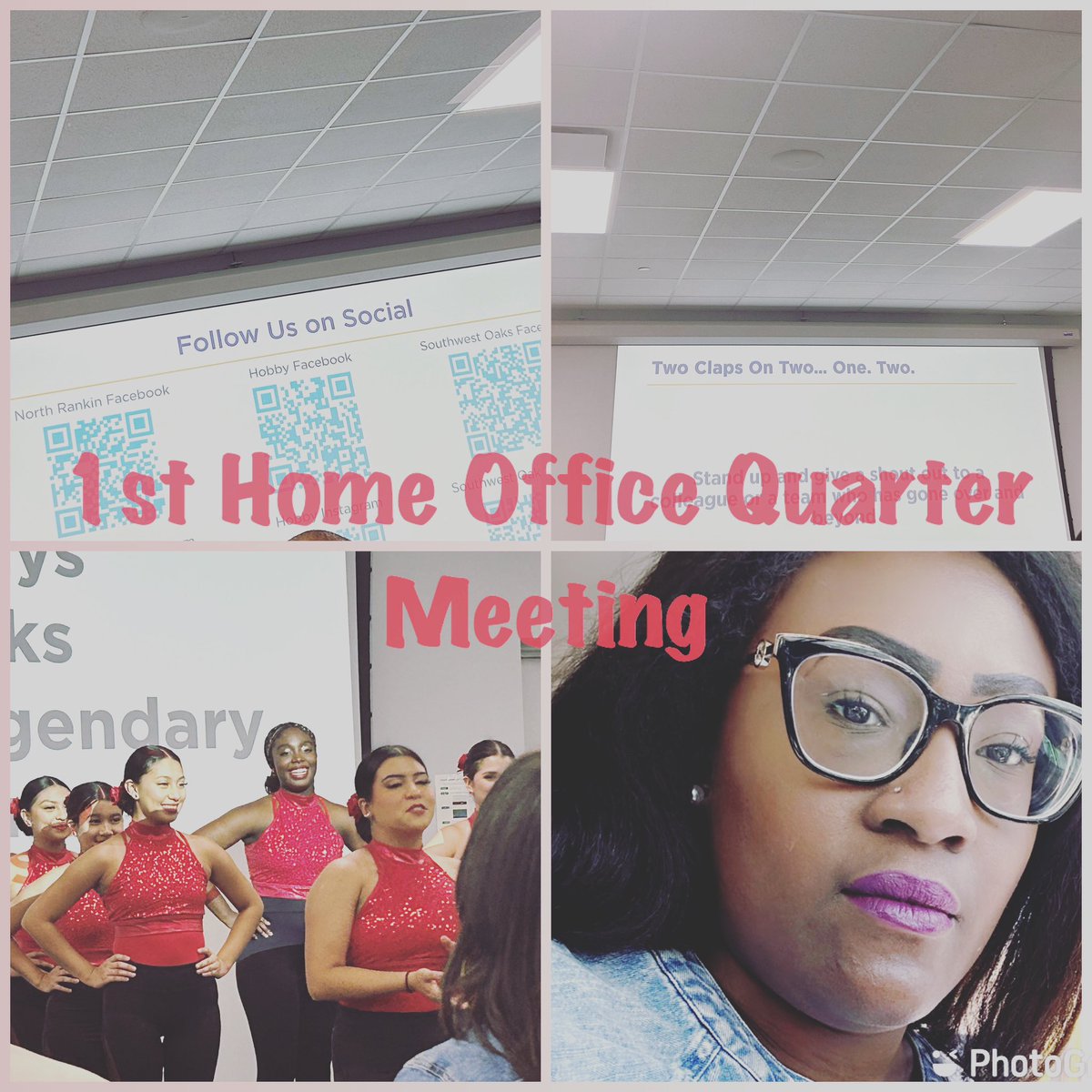 Talk about change in culture! Today marks my very 1st Home Office Quarter Meeting! Definitely full of FUN and Business with a ton of celebrations! When I say I LOVE my new job, please know it’s HEAVY on the LOVE! #cultureforthewin #peaceandpositvity @YESPrep