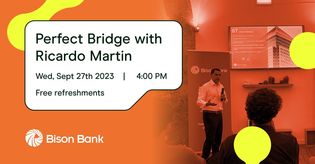 Join AFI+ Network Talks on Sep 27 with Ricardo Martins from Bison Bank! Discover global strategies, network with DegensHangout, and secure exclusive NFTs! 

Let's shape the future! Learn more by clicking the link in our bio.

#finance #web3 #afinetwork