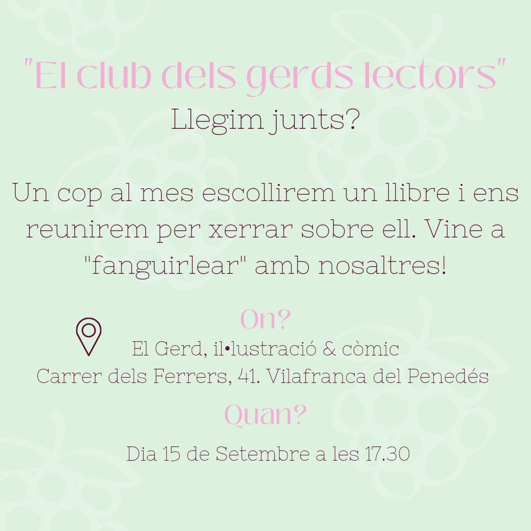 Elgerdvila's tweet photo. El día 15 Fem la primera trobada del club de lectura de la botiga, organitzat per @girayuna 
Triarem mangas i llibres per la resta del trimestre d'entre les propostes que ens porta. 

Event gratuït, màxim 16 persones. https://t.co/1ENECnJuQ5