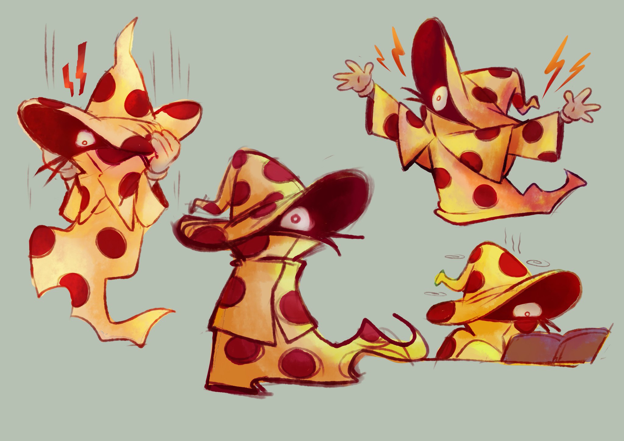 Skarmuse on X: Pizza tower game is kul! This character design is cute by  Minus8 #pizzatower #Pizzatowerfanart  / X