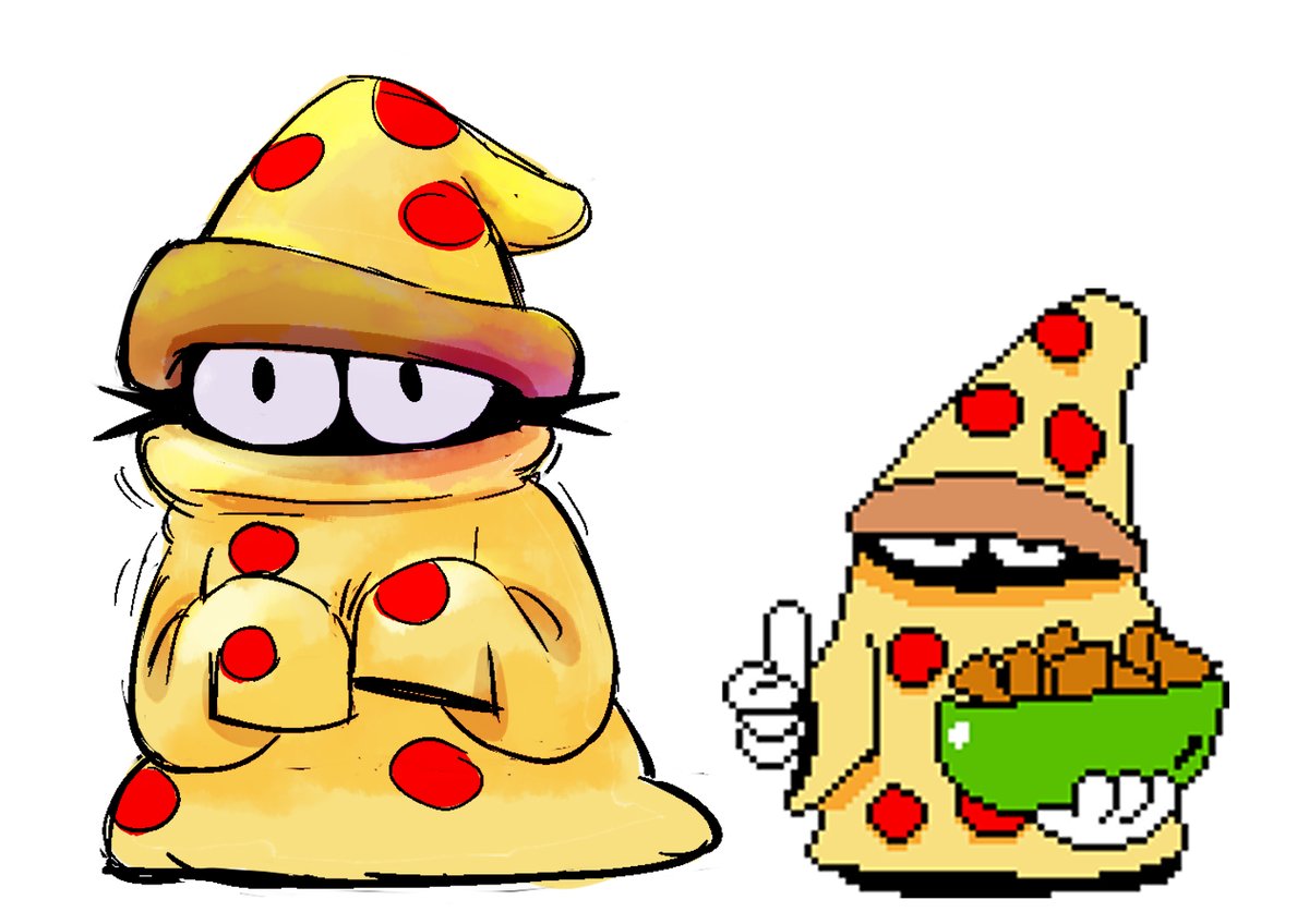 Wei_Smiler's tweet photo. #pizzatower #pizzatowerfanart #pizzard
I like it very much, so I try to paint it cute. https://t.co/NeZmpzCphn
