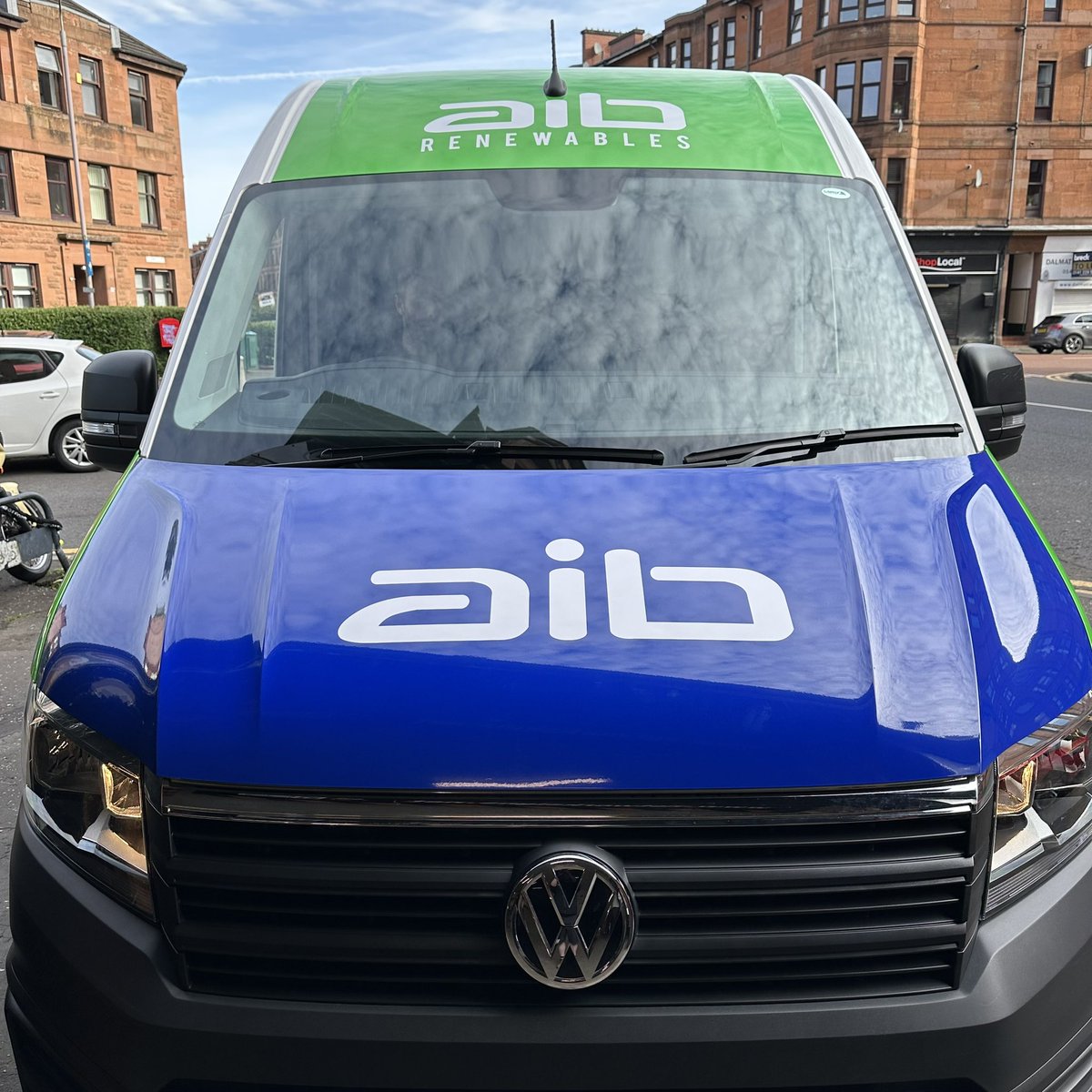 networksigns's tweet image. Part wrap installed this week for aib electrical wholesalers. #networksigns #glasgow #vangraphics