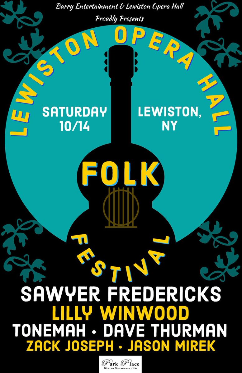 🟢NEW SHOW ALERT🟢
🟣<a href="/SawyerFrdrx/">Sawyer Fredericks</a> 🟣
🟢𝗢𝗖𝗧𝗢𝗕𝗘𝗥 𝟭𝟰, 𝟮𝟬𝟮𝟯🟢
🟣1st Annual Lewiston Folk Festival🟣
🟢Lewiston, NY🟢
🟣Tickets Are LIMITED so Grab 'em NOW!🟣
🟢loh-folk-festival.ticketleap.com🟢
#festival #folk #livemusic #indieartist #indiemusic #musician #IndependentArtist