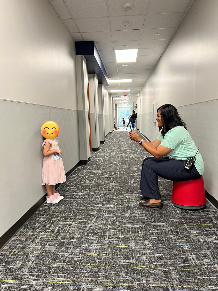 Blooming and growing our Pre K students <a href="/duryeaschool/">Duryea Elementary</a> ! @Barwill71 getting our student ID pictures ready!🐬🌷