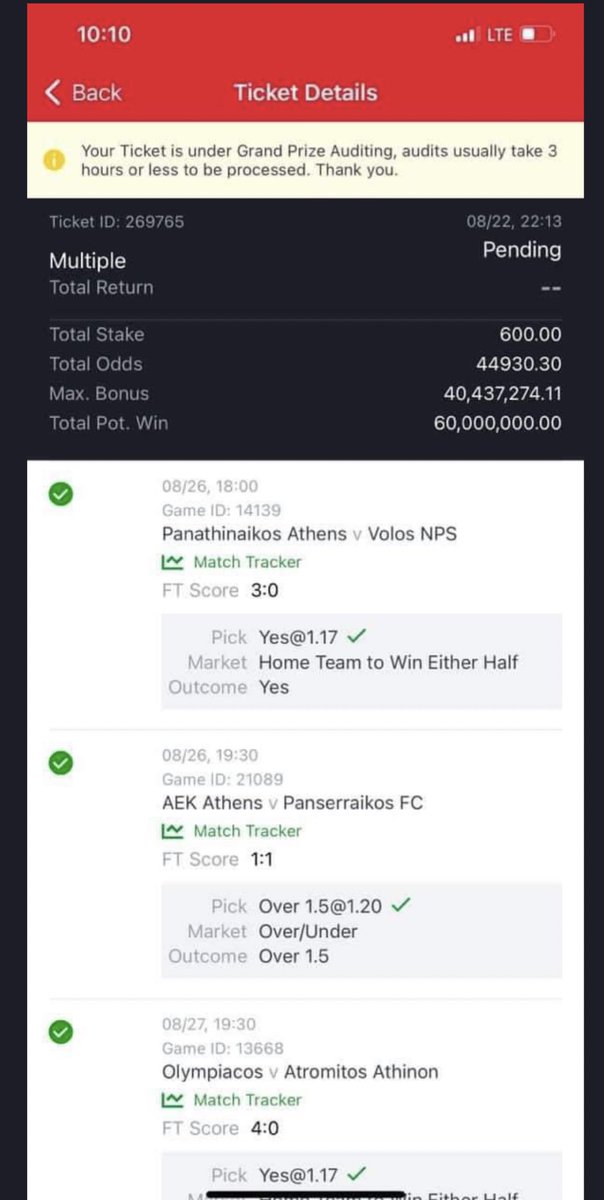 44930 odds 🔥🔥🔥

Whoever you are, congratulations 🔥

Dm I no go cast you