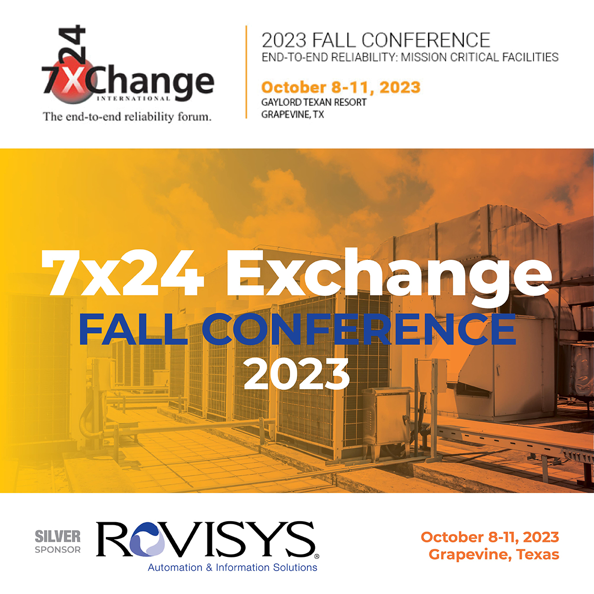 RoviSys's tweet photo. Silver sponsor over here! Connect with our #datacenter #missioncritical experts in TX in October at @7x24Exchange 2023 Fall Conference. #automation #solutions #controlsintegration #facilities https://t.co/5BxiXKgvdL