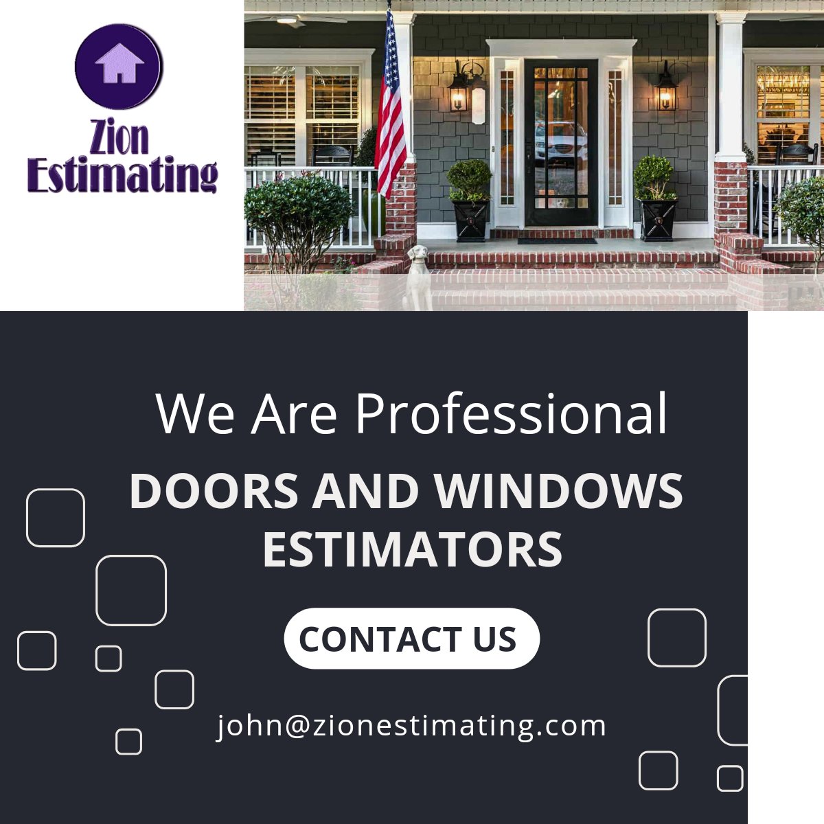 🔍 Exciting news Zion Estimating Services Inc! 

📊 Need accurate estimates for your upcoming projects?
Our dedicated team of professional estimators

🚪🪟 Whether it's a new bid or ongoing project, we follow CSI Division 

#estimatingservices #WindowsAndDoors #accurateestimates