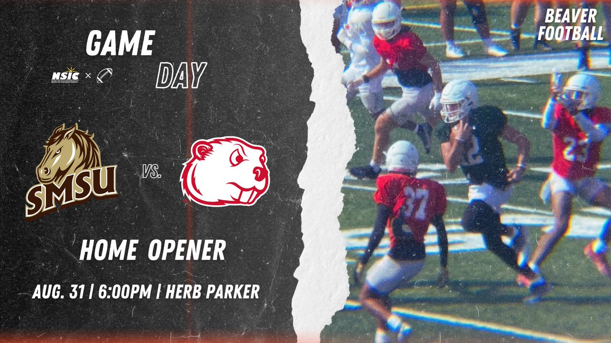 colehcclem's tweet photo. The sweet smell of football season! It’s time to kick off versus Southwest Minnesota!

Howard Wade and I have the call. Let’s go!

🗓️: Aug. 31
🏈: SMSU vs. Minot State
⏰: 6pm
📍: First Western Bank Field @ Herb Parker Stadium
📺: https://t.co/RPrelUxzTH https://t.co/NoJsI5ztVR
