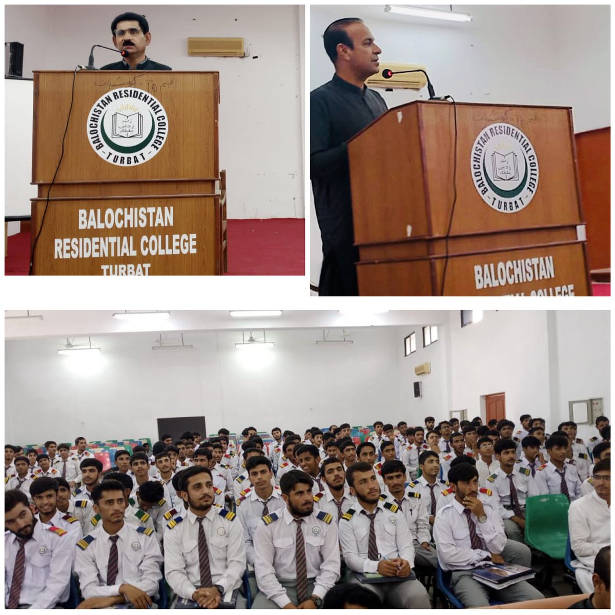 DELTAthechange2's tweet photo. On the invitation of Principal BRC Turbat  Dr. Wahid Bakhsh, I was privileged to brief the students about the myriad opportunities awaiting them at their doorstep including the reserved seats in sister provinces and  scholarships within the country and scholarships abroad. https://t.co/wmNwBflUXE