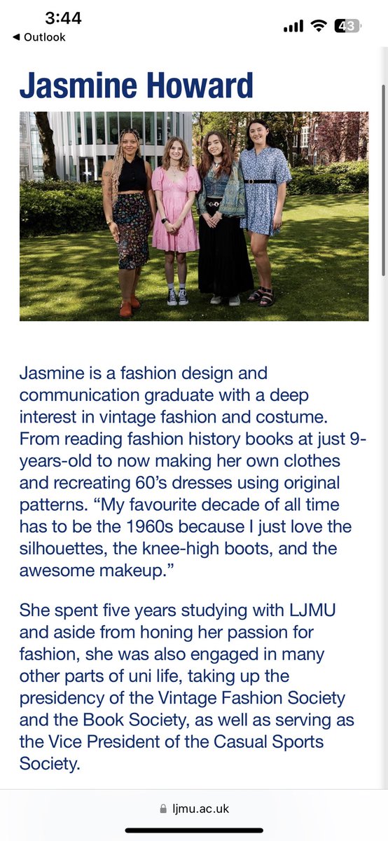 jazzymay546's tweet photo. My profile is up on the LJMU website! So honoured to be a part of this project to celebrate LJMU’s bicentenary! 💙 

https://t.co/Kb9KlGpsBU https://t.co/CYDu0uwnHS