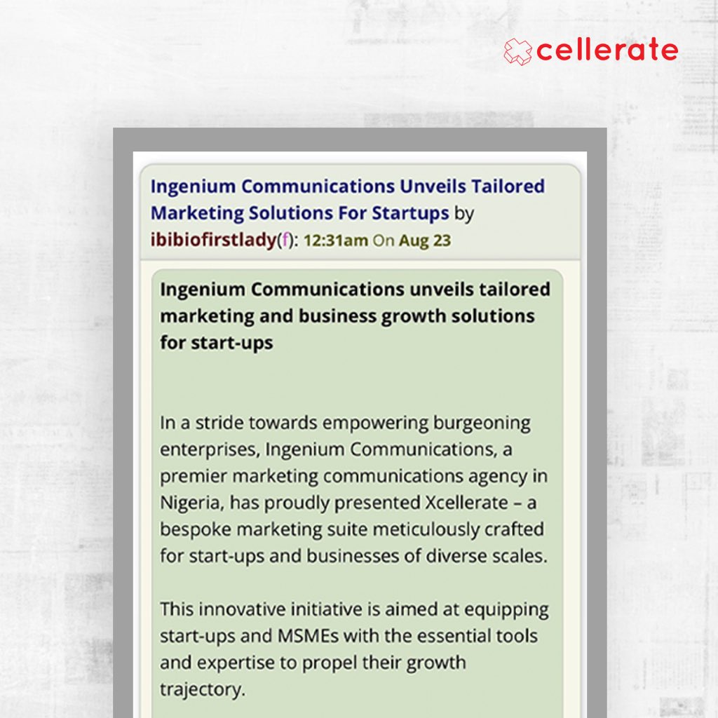 xcellerateA's tweet photo. Introducing our marketing and growth solution packages that empowers startups to drive in today’s digital landscape
#businessgrowth
#martechsolutions
#marketingsolutions
#xcellerateafrica https://t.co/PiYkMpNjez