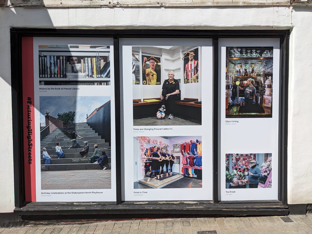 OpenEyeGallery's tweet image. A Portrait of the High Street is now on in Prescot – coming to Open Eye Gallery on 28 September!