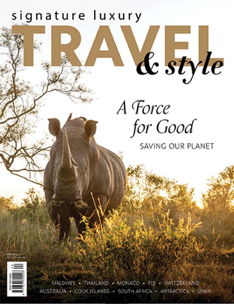 An honour &amp; thrill to see a <a href="/Singita_/">Singita</a> <a href="/rosscouperphoto/">Ross Couper</a> #rhino image on the front cover of your beautiful mag. <a href="/SignatureLuxury/">Signature Luxury Travel & Style</a>! Thank you for covering this vital topic!  😍💚🌟🙌#Ecotourism a force for good! <a href="/LeaSeguier/">Lea Seguier</a> #OurSingita