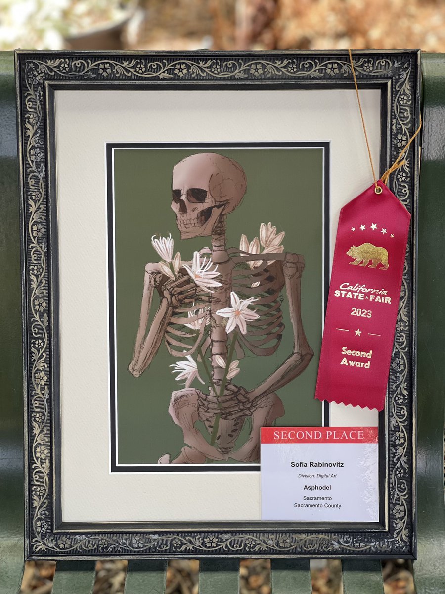 A small departure from soccer posts, but, I am really proud of this ribbon from @CAStateFair  #studentart  @NCSACoachB #digitalart