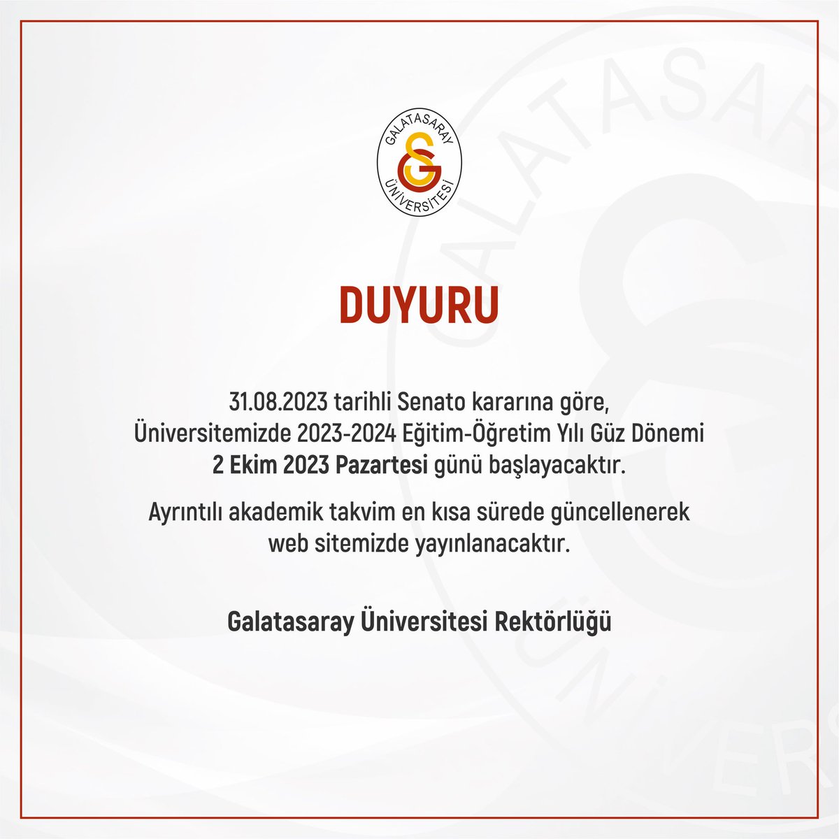 Galatasaray Uni. (@galatasaray_uni) on Twitter photo 