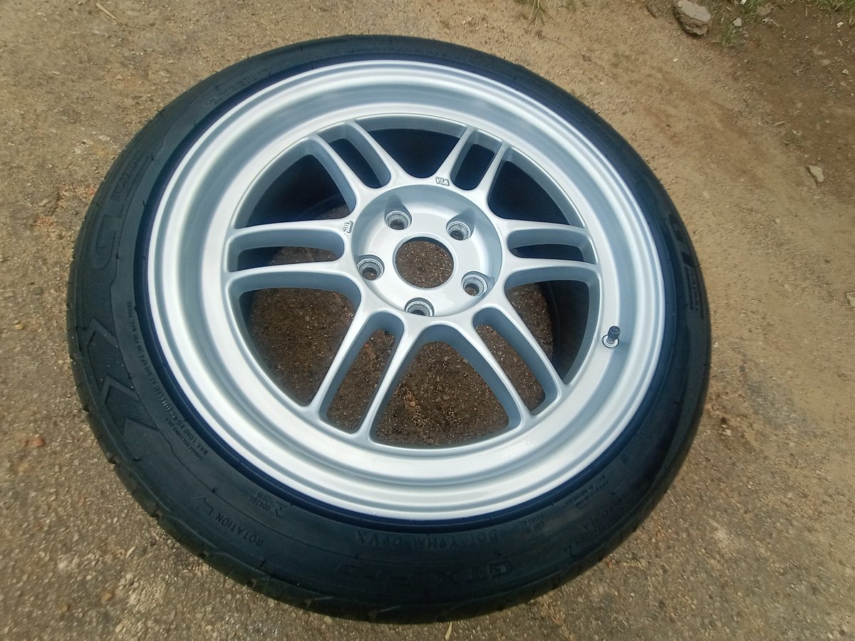 Adibbr21's tweet photo. Velg Enkei Rpf01 open sale 
17×7,5/8.0J off35/37 PCD:114 New tire 215/45R17 #jualvelg #velgmobil #repaintwheels #jualvelgdanban #batam https://t.co/VyM6SUpYXZ