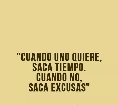 EspacioNoticias's tweet photo. No saques excusas. 😉🙏🏼 https://t.co/iXyr3CJiMD