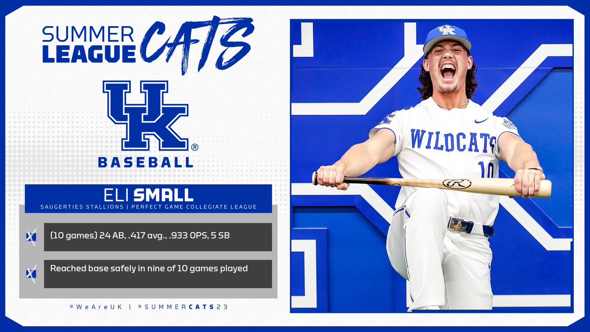 #SummerCats23 - Eli Small

<a href="/SmallEli/">Eli small</a> x <a href="/PGCBLStallions/">Saugerties Stallions</a>