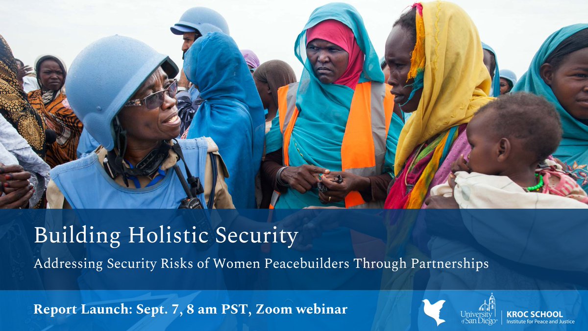 Join us for the launch of a report on security risks that women peacebuilders face, created through the Women PeaceMakers program. 7 September at 8 am PST via Zoom webinar. Register: hubs.la/Q020L7wW0