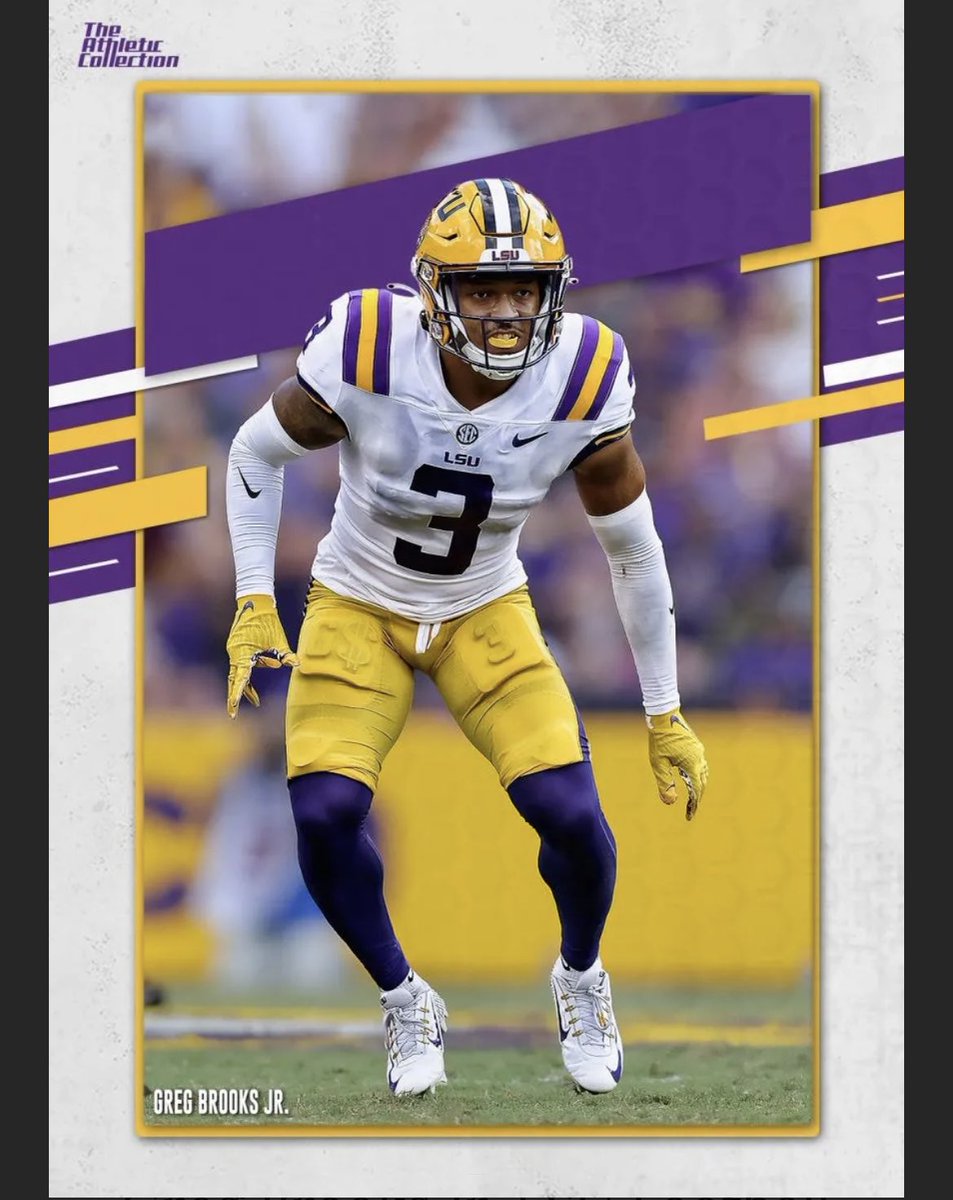 #3 Card stickers available for the captain @Gbrooks5_ available today! Free shipping with code GAMEDAY! Promo starts today and ends on Monday! #LSU #GeauxTigers shop-tac.com/shop-with-us-1…