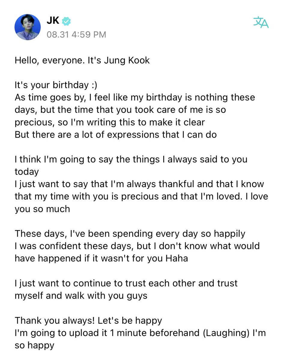 archiveforJK's tweet image. JUNGKOOK POSTED 🥺🥺 HAPPY BIRTHDAY MY LOVE