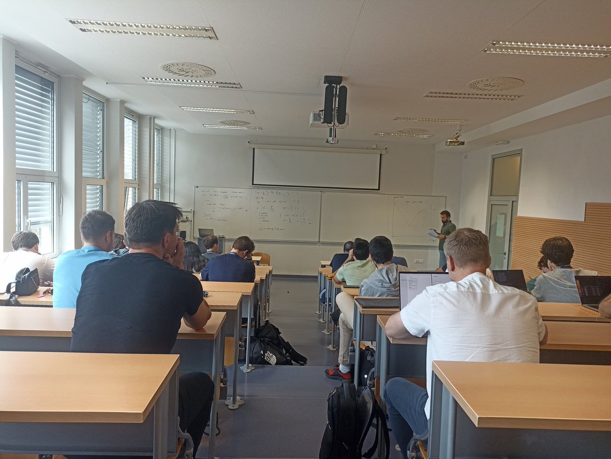 IJS_hep's tweet image. We are switching fields! Lectures on BSM in Cosmology with @a_tesi.