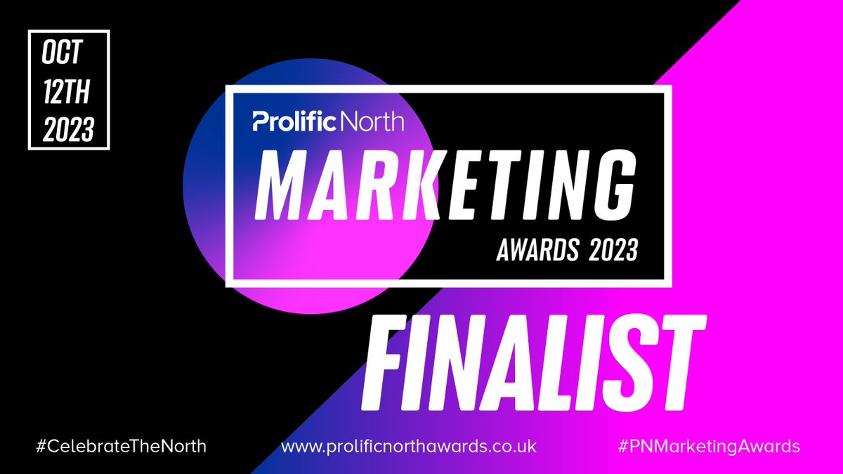 We've been named a finalist for Best Small Agency at the @ProlificNorth Marketing Awards 2023!

expconsultancy.com/blog/2023/exp-… 

#PNMarketingAwards #CelebrateTheNorth