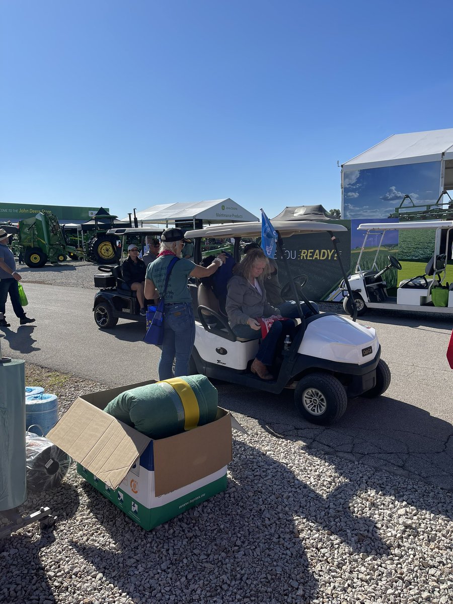 Only a few hours left here at the <a href="/FPShow/">Farm Progress Show</a> show, come down and talk to Elizabeth and the <a href="/ProtexiaPlast/">Protexia</a> crew about your hay storage needs!