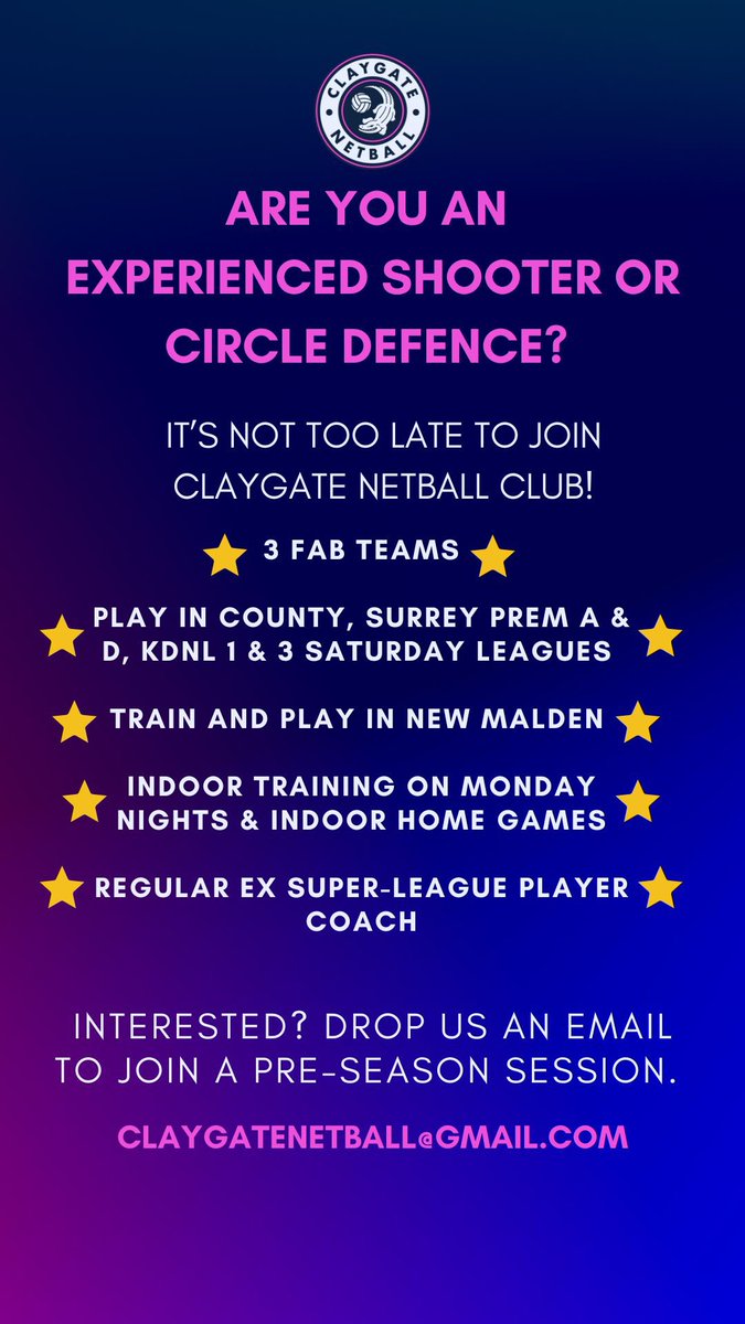 Claygate Netball tweet media