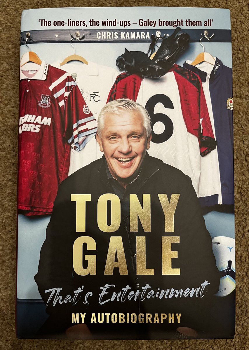 Just taken delivery of a preview copy of the sports book of the year. Had me laughing and crying out loud and that was just the photo on the cover. Not enough about me in it, but, that said, it’s well worth a read.
