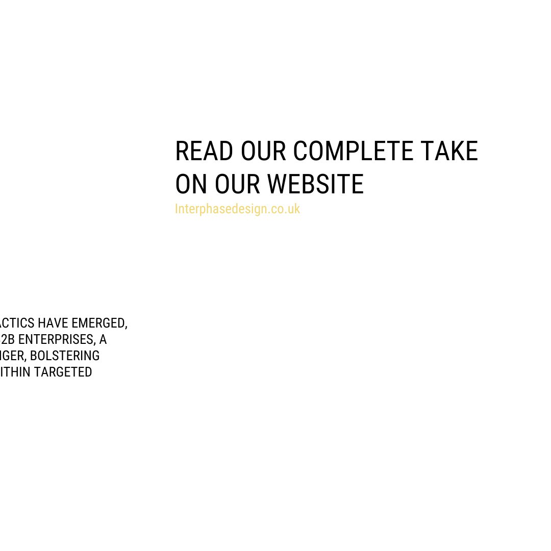 To maximise the impact of influencer marketing, B2B companies should adopt a certain strategy, which you can read in our new blog!😮

#Interphase #InterphaseSocial #InterphaseDesign #SocialMediaMarketing #MarketingAgencyScotland #DesignAgencyScotland #PhotographyScotland