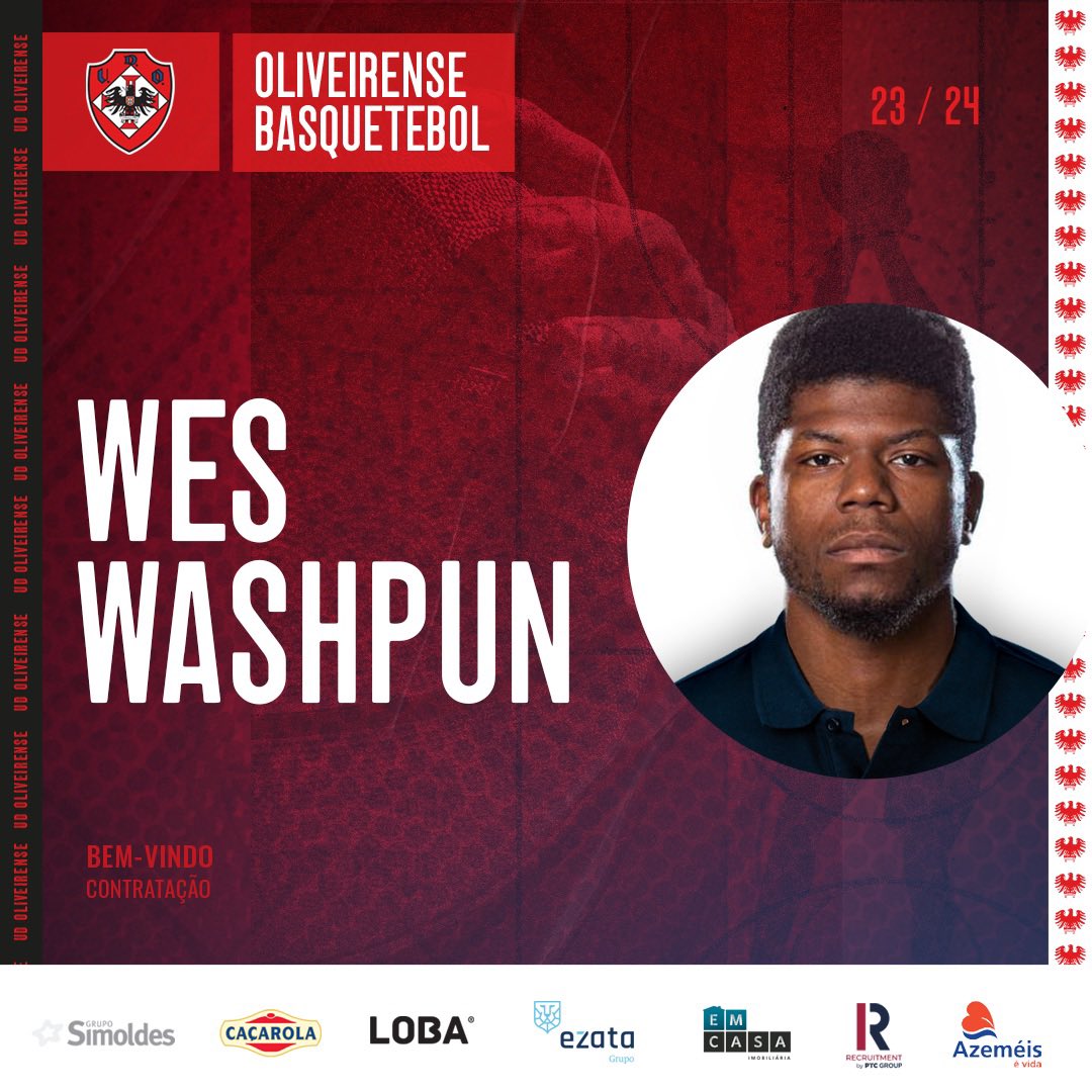 UDObasket's tweet image. Wesley Washpun fará parte da nossa equipa nesta época 23/24! 🏀 Unidos, somos mais fortes! 💪🏼

Bem-vindo! ❤️💙
#UDObasket #SomosUnião