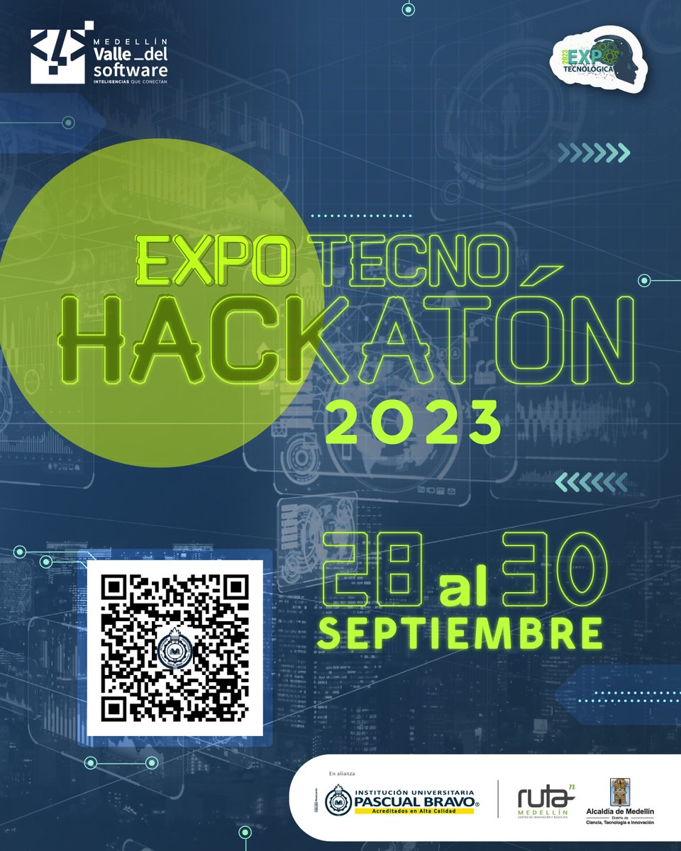 ¿Eres un apasionado de los datos y estás ansioso por descubrir ideas innovadoras y soluciones basadas en ellos? ¡Entonces no te puedes perder la Hackatón de Datos! Del 28 al 30 de septiembre podrás mostrar tus habilidades.

Inscríbete ahora mismo: bit.ly/45VzDkl💻📊🦾