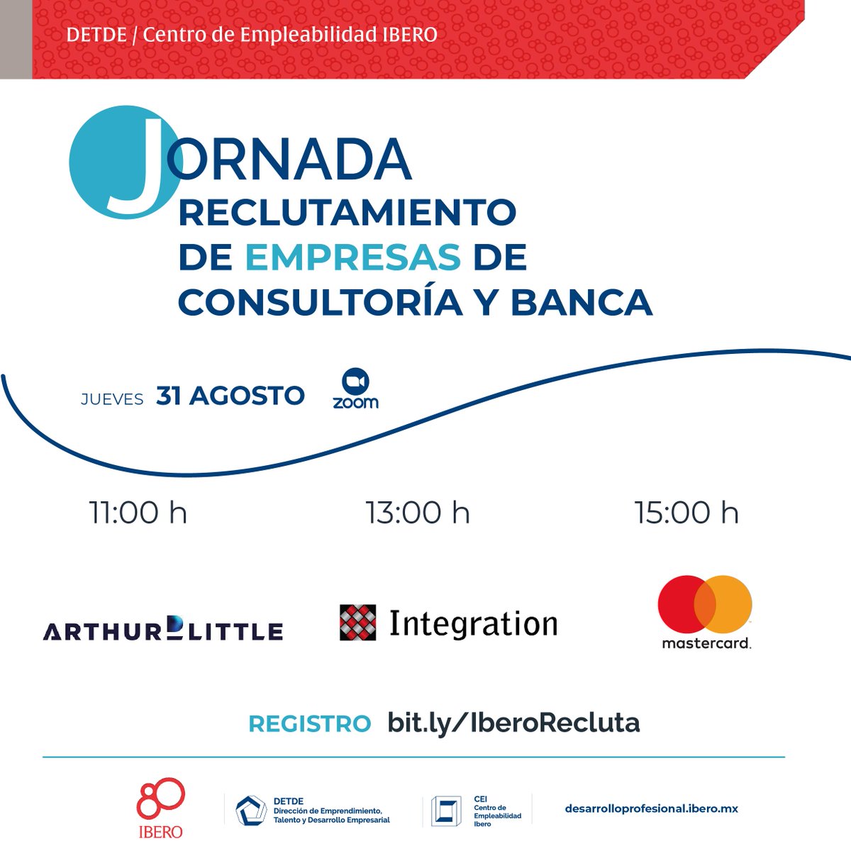 IberoCEI's tweet image. Explora tus opciones con #ArthurLittle, #IntegrationConsulting y @Mastercard en la Jornada de Reclutamiento. Tu próximo paso hacia el éxito está aquí. Regístrate aquí: bit.ly/IberoRecluta 💡

@IBERO_mx 

#Reclutamiento 
#Trabajo
#Empleo 
#CarreraProfesional