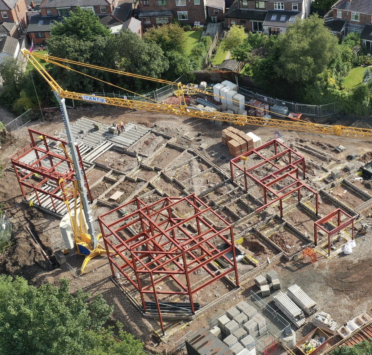 Our project at St Helens is starting to come together with all three frames now fully installed! 🏗👷‍♂️

For any structural steelwork enquires:

☎ 01609 772103
✉ sales@langtonsltd.co.uk