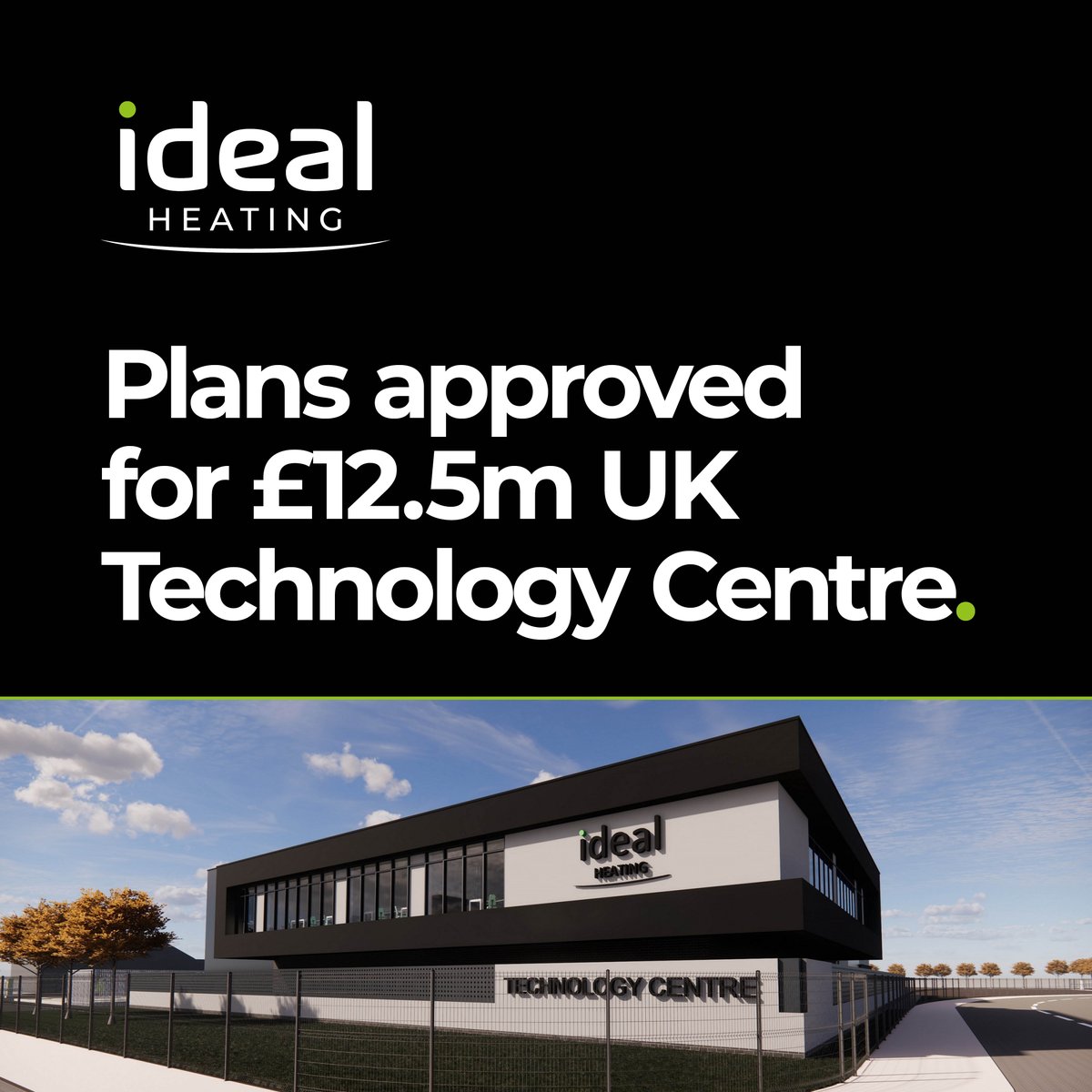 idealheating's tweet photo. We’re delighted to announce we’ve been granted full planning permission for our UK Technology Centre, which will be built at our headquarters in Hull.
Find out more: https://t.co/i1ek1tiqiw
#IdealHeating #TechnologyCentre #Carbon #NetZero https://t.co/5kNLKcPNKG