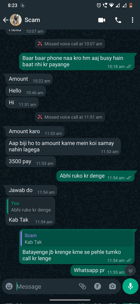 _Adityakhetan's tweet photo. Please help me 
#onlinescam #fraud #sextortion https://t.co/iTrgub2LgD