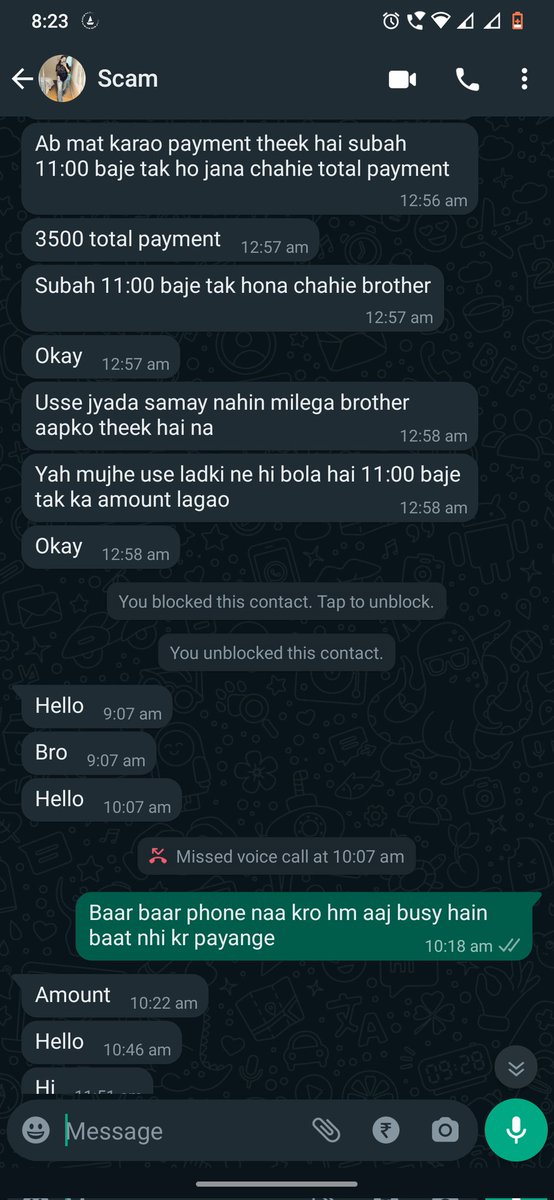 _Adityakhetan's tweet photo. Please help me 
#onlinescam #fraud #sextortion https://t.co/iTrgub2LgD