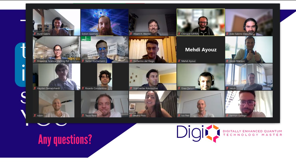 SO EXCITED to see all the incoming students to <a href="/DigiQMaster/">DigiQ</a> today. Welcome to <a href="/QuantumFlagship/">Quantum Flagship</a> 's largest Education project: 16 Quantum Master degrees across Europe. Read about DigiQ @ digiq.eu !