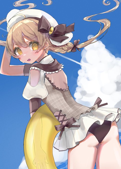 ねるちゃんと海!? #はねるあーと

🐰 #うさうサマー 🌻 #因幡はねる合同誌 💛 