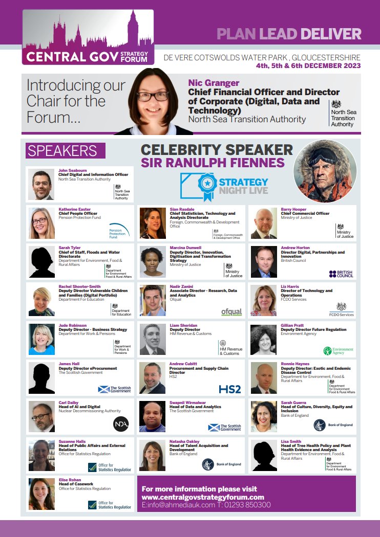 CGovStrategy's tweet photo. The Central Gov Strategy Forum returns on the 4th of December 2023. Bringing together chief officers, directors and heads of departments from government agencies, public bodies and departments to tackle the technological and operational challenges within their organisation. https://t.co/zd9EFM2Ftq